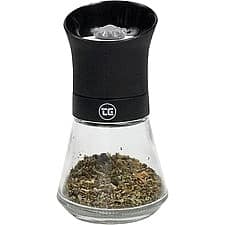 T&G CRUSHGRIND KALA SPICE MILL SALT PEPPER GRINDER 11083 BLACK **NEW** (12.5cm)