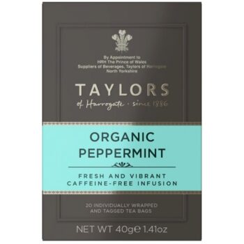 Taylors Organic Peppermint Teabags P Mint