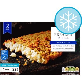 Tesco 2 Breaded Plaice Fillets (250g)