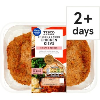 Tesco 2 Cheese and Bacon Chicken Kievs (260g)