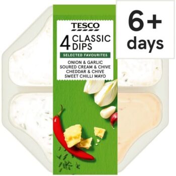 Tesco 4 Classic Dips (500g)