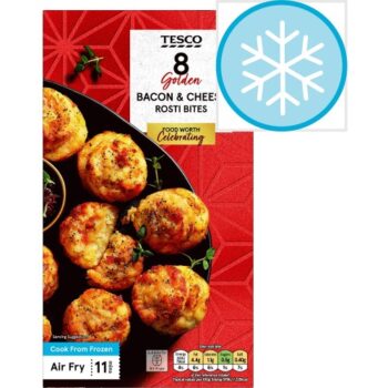 Tesco 8 Bacon & Cheese Rosti Bites (250g)