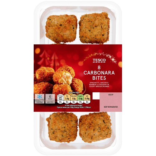 Tesco 8 Carbonara Bites