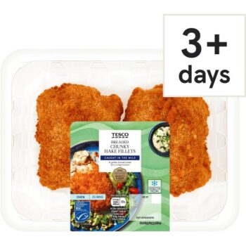 Tesco Breaded Chunky Hake Fillets (310g)