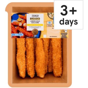 Tesco Breaded Lemon Sole Goujons (200g)