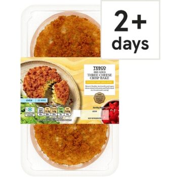 Tesco Breaded Three Cheese Crisp Bake (227g)