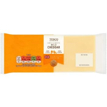 Tesco British Mild Cheddar Cheese (400g)