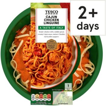 Tesco Cajun Chicken Linguine (400g)