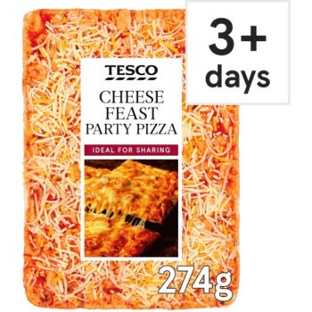 Tesco Cheese Feast Party Pizza (274g)