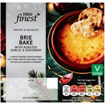 Tesco Finest Brie Bake With Roasted Garlic & Rosemary