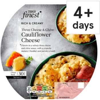 Tesco Finest Three Cheese & Chive Cauliflower Cheese