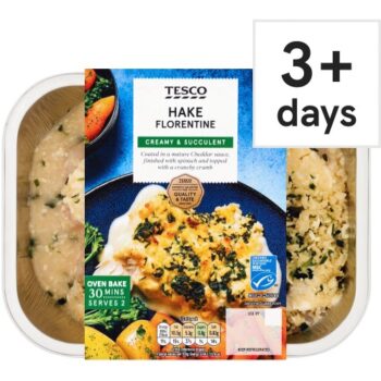 Tesco Hake Florentine (360g)
