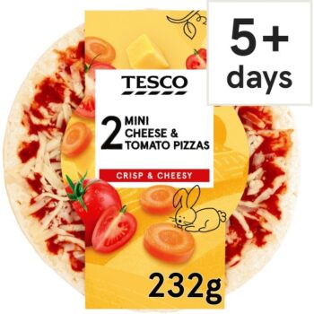 Tesco Kids Cheese & Tomato 2 Pizzas