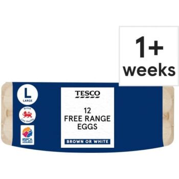 Tesco Large Free Range Eggs (12)