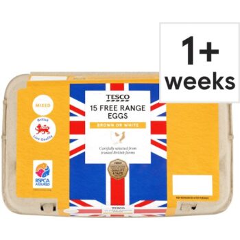 Tesco Mixed Sized Free Range Eggs (15)