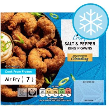Tesco Salt & Pepper Prawns (12 x 132g)