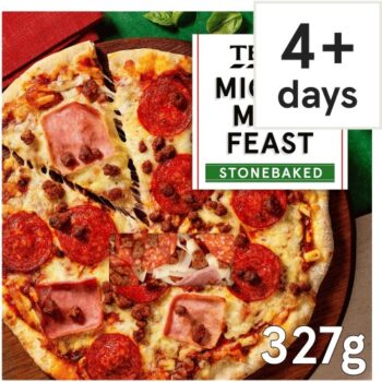 Tesco Stonebaked Mighty Meat Feast Pizza (327g)