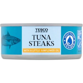 Tesco Tuna Steaks with a Little Sunflower Oil (110g)