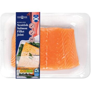 The Fishmonger Boneless Scottish Half Side Of Salmon