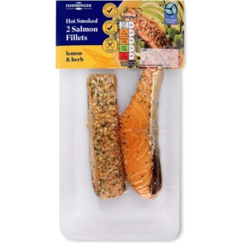 The Fishmonger Hot Smoked Lemon & Parsley Salmon Fillets