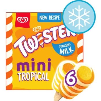 Twister Mini Tropical Ice Cream Lollies (6 x 50ml)