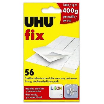 Uhu Fix White Pads (56Pack)