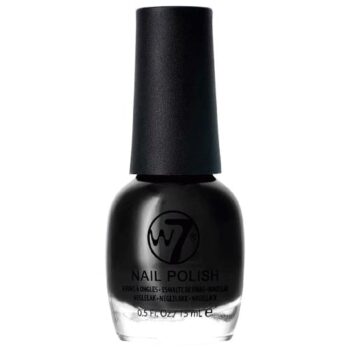 W7 Nail Polish Black (15ml)