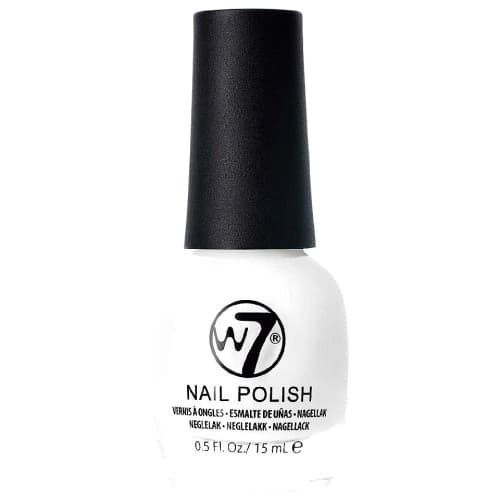 W7 Nail Polish White (15ml)