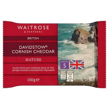 Waitrose Davidstow Cornish Cheddar Cheese Mature (150g)