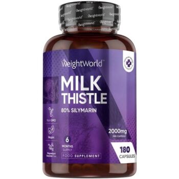 WeightWorld Milk Thistle 180 Capsules (2000mg)