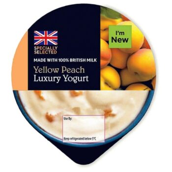 Yellow Peach Luxury Yogurt