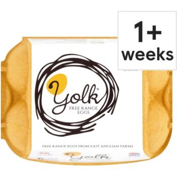 Yolk Free Range Eggs 6 Large