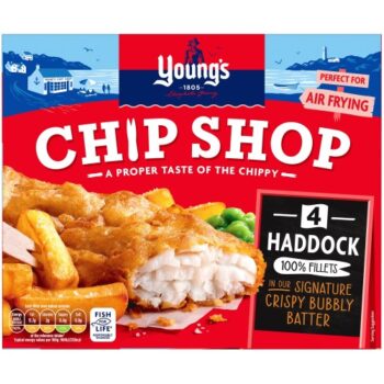 Young's Chip Shop 4 Haddock Fillets (400g)