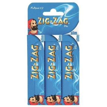 Zig-Zag Blue Slim Papers (3Pack)