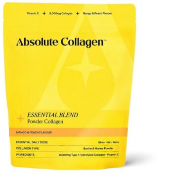Absolute Collagen Essential Blend Powder Collagen Pouch Mango & Peach Flavour (20 servings) (175g)