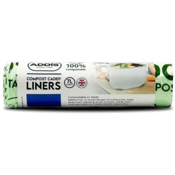 Addis 100% Compostable Compost Food Caddy Liners (7 Litre)