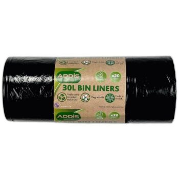 Addis Degradable Eco Kitchen Waste Bin Liners (30 Litre)