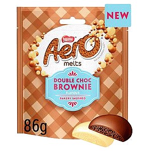 Aero Melts Double Chocolate Brownie Bag (86g)