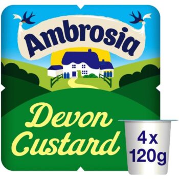 Ambrosia Devon Custard Dessert Snack Pots (4 x 120g)