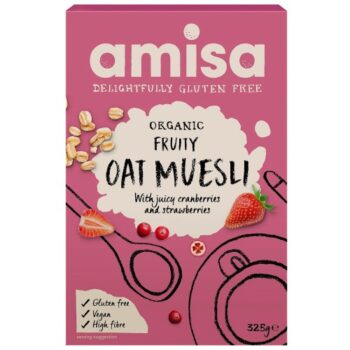 Amisa Organic Gluten Free Fruity Oat Muesli (325g)