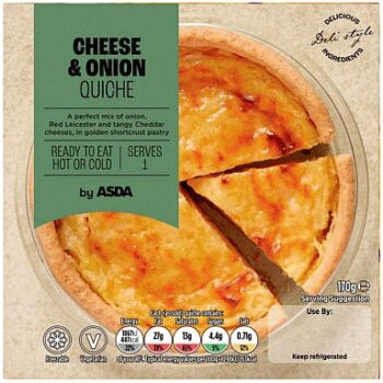 ASDA Cheese & Onion Quiche (170g)