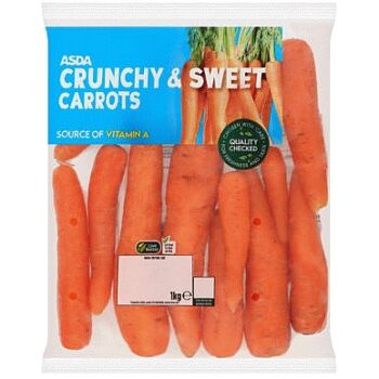 ASDA Crunchy & Sweet Carrots (1kg)