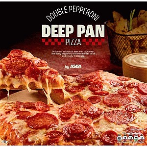 ASDA Double Pepperoni Deep Pan Pizza