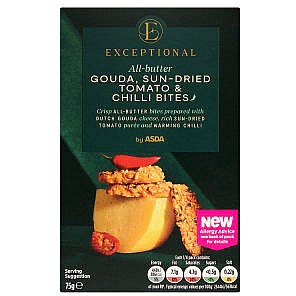 ASDA Exceptional by All-Butter Gouda Sun-Dried Tomato & Chilli Bites (75g)