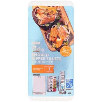 ASDA Flaky Smoked Kipper Fillets with Butter (200g)
