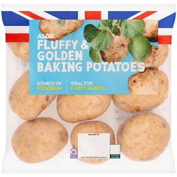 ASDA Fluffy & Golden Baking Potatoes (2kg)