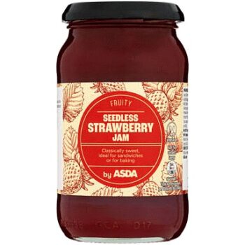 ASDA Fruity Seedless Strawberry Jam (454g)