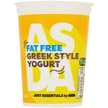 ASDA Just Essentials Fat Free Greek Style Yogurt (500g)
