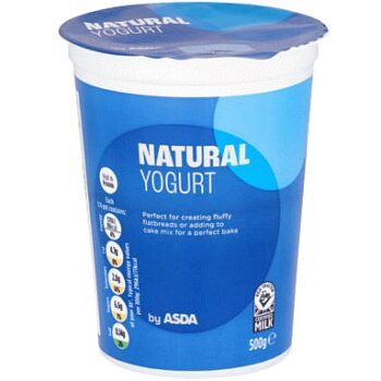 ASDA Natural Yogurt (500g)