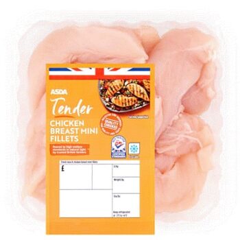 ASDA Tender Chicken Breast Mini Fillets (400g)